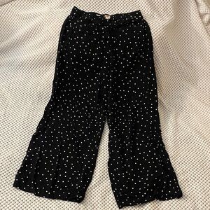 Roxy Black and White Polka Dot Pants